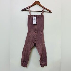TISSINI Women's One Piece Shapewear in Brown Size Large